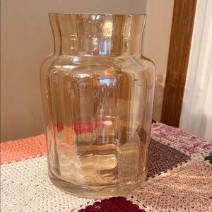 Mainstays Amber Glass Vase